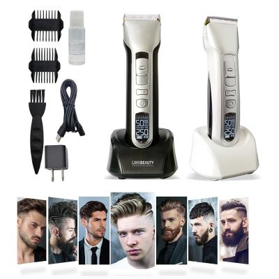 China Wireless ; 2 hour charging then running for 300 min Electric Hair Trimmer Clippers Tools Professional Hair Trimmer Rechargeable Clipper for sale