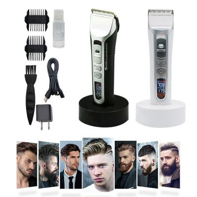 China Wireless ; charging 2 hours then running for 300 minutes high quality rechargeable hair and beard trimmer easy operate clipper for sale