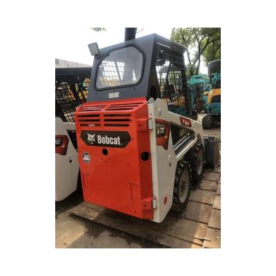 China High Efficiency Used Loader BIGCAT S70 Mini Loader Good Price Original Engine Used Wheel Loader Used Mini for sale