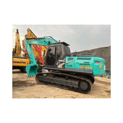 China KOBELCO SK200D-8 SK 200 Lowest Price Used Machinery For Sale Used Machine Original Hydraulic Digger Crawler SK55 53; ³ for sale