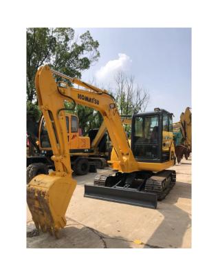 China Most Popular Japan Komatsu PC56-7 Used Mini Excavator Small Digging Machine Hydraulic Crawler Excavator 0.22m™; ³ for sale