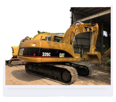 China CAT Lowest Price Used Machinery For Sale 320C Used Excavator Machine Original Crawler Hydraulic Digger 0.52M; ³ for sale