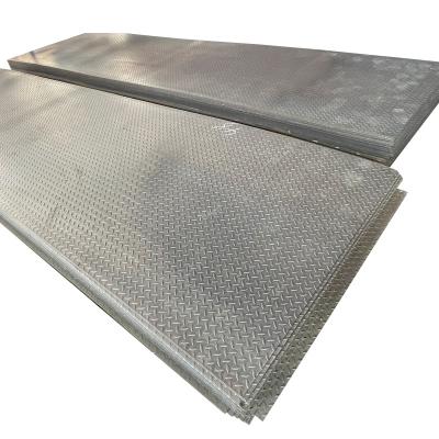 China Ship plate MS checkered carbon steelpalte / A36 Q235 Q345B hot rolled checkered steel plate for sale