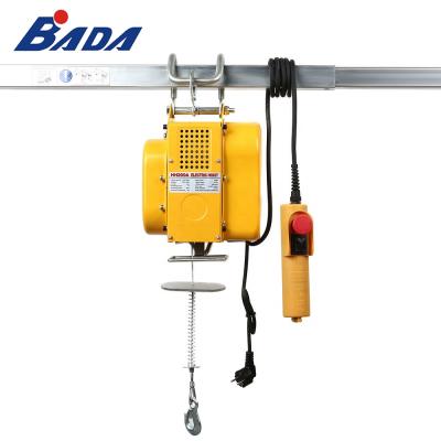 China 100/200kg Hotels Portable AC 230V 50 Hz Small Mini Suspension Winch Electric Hoist for sale