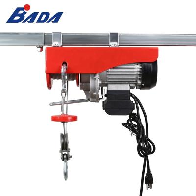 China Hotels PA500B 550/1100lb 120V Capacity Wire Rope Electric Hoist AV Lifting Machine for sale