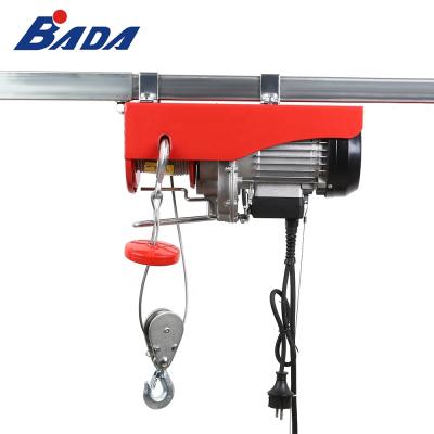 China Hotels factory direct sale 200-800kg small mini wire rope carrying electric hoist for sale