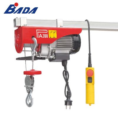 China Hotels Mini Lifting Equipment Manufacturers 150/300kg Wire Rope Chain Electric Hoist for sale