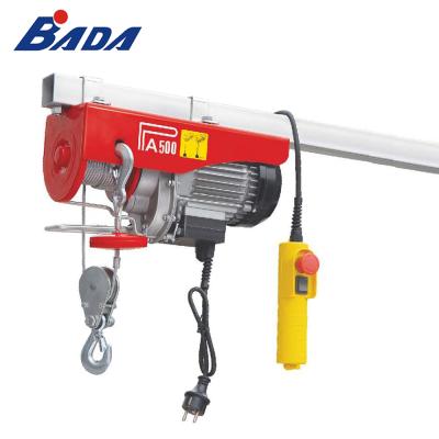 China Mini Hotels Type Electric Chain Hoist 250/500kg With 18m wxtended Wire Rope for sale