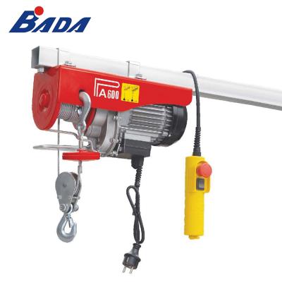 China Hotels Hoisting Equipment Lifting 18m Mini Electric Cable 300/600kg High Speed ​​Chain Hoist for sale