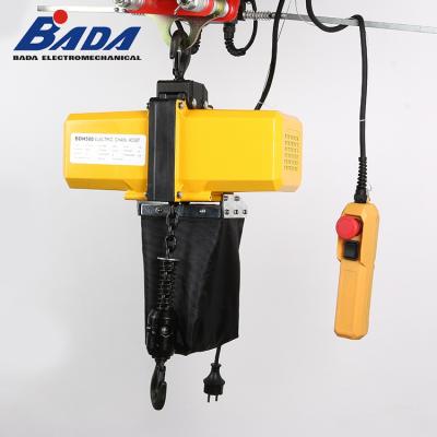 China Hotels Electric Single Hook 120/230V 720/680w 450/500kg Chain Hoist Hoist Hoist for sale