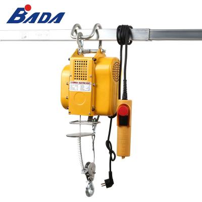 China Hotels Sell Mini Electric Wire Rope Hoist Hanging Electric Crane for sale