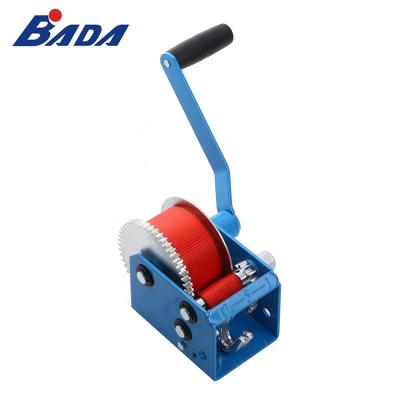 China For Pulling Portable Trailer Wire Rope Manual Hand Winch 2500lbs for sale