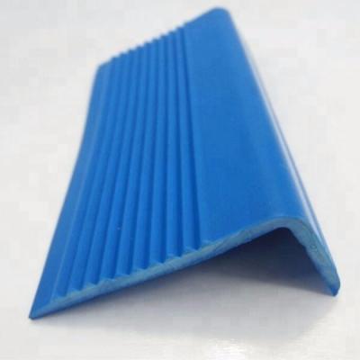 China PVC PVC stair nosing, plastic stair rubber edge protection, edge trim for sale