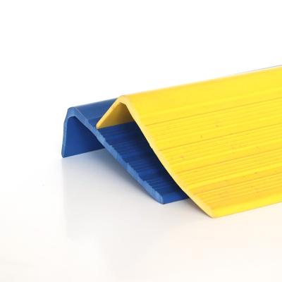 China Modern PVC Plastic Rubber Anti Slip Step Staircase Anti Sniffing Edge Trim for sale