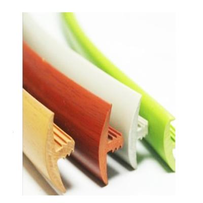 China PVC ABS PP PE or cusotm PVC T shaped strip extrusion U shape channel sealing strip ledge for sale