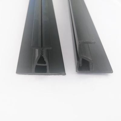 China Modern Acoustic Profile Fabric Solution PVC Fabric Wall Track Soundproof Plastic Gripper Track for sale