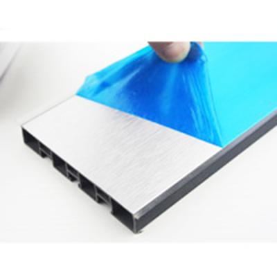 China Modern 140mm 150mm 1500mm Kitchen Plinth PVC Panel Toe Board Extrusion Profiles Brushed Aluminum Plastic Skirting Board With Leg for sale