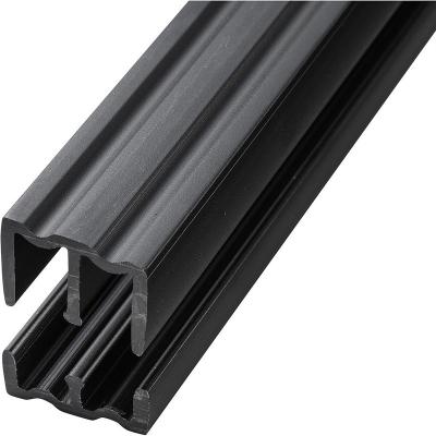 China Modern Customized Plastic Sliding Track And ABS PP PE PVC Factory Direct Size Guides For Glass Door for sale