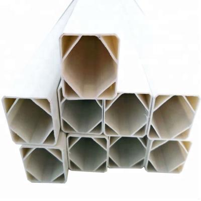 China PVC plastic square pipe for sale