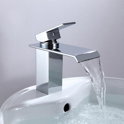 China CE Hot Sale cUPC Single Handle Faucets Chrome Bathroom Basin Sink Faucet Brass Metered Faucet For Bathroom for sale