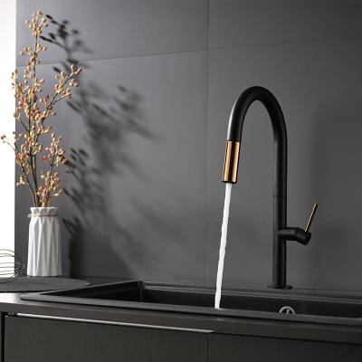 China Modern S.M. Sink Taps Kitchen Faucet Kitchen Faucet With Pull Down Sprayer Black Kitchen Faucet for sale