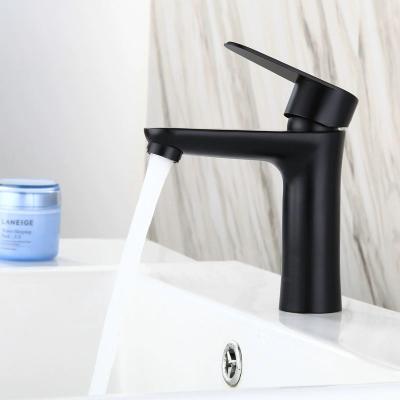 China Single Metered Black Vessel Sink Single Handle Vessel Sink Faucet Basin Mixer Tap Bathroom Sink Faucet for sale