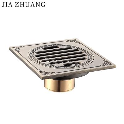 China 304 Modern High Quality Square Floor Drain Stainless Steel Air Freshener Types 100*100mm for sale