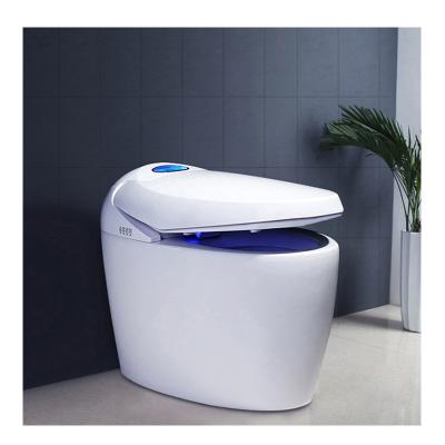 China Automatic Operation Wholesale 220V Strap Floor Mounted Smart Electronic Smart Bathroom Wc Toilet With Bidet for sale