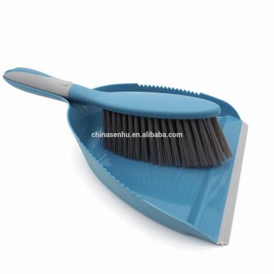 China Home Household Goods Dustpan and Wood Bamboo Dustpan, Small Dustpan and Soft Brush with Short Handle, Mini Silicone Brush and Dustpan Set for sale