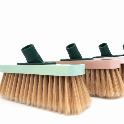 China Wooden Paint Broom Painted Floor Broom Home Cleaning Brush Paint Indoor Broom for sale