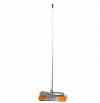 China House Cleaning Broom With Steel Light Duty Long Pole Handle Floor Cleaning Brush for sale