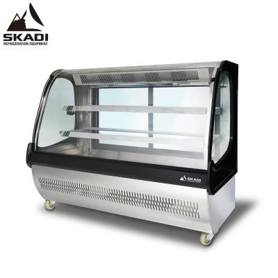 China Single-temperature Chilli Chilli Display Cabinet Cake Display Refrigerator Grocery Cashier Refrigerated Cabinet Showcase Chillier Chiller for sale