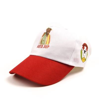 China COMMON cheap promotional custom political campaign logo hat printed cotton baseball sports cap hats mens hats for sale