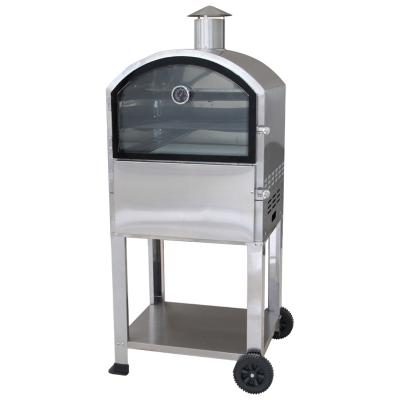 China Golden Adjustable Height Outdoor BBQ Grill Pizza Oven Supplier for sale