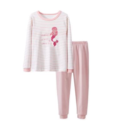 China New breathable popular cute dinosaur printing children's cotton pajamas children's long-sleeved pajamas for sale