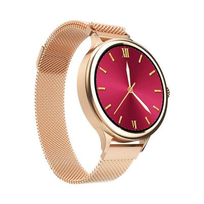 China H58 Fashion Smart Female Elegant Round Screen APP Control Factory Price Touch Watch Smart Watch For Women for sale