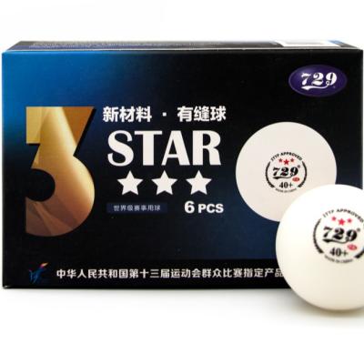 China Custom 3 star ABS ABS with seam 40mm+ ITTF aproved 729 friendship ping pong table tennis balls for sale