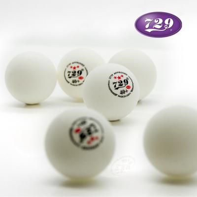 China Hot Selling Good Quality Professional ABS Material New 40+ ITTF Approved Three Star Plus 729 Friendship Ping Pong Ping Pong Balls for sale