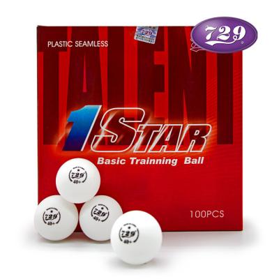 China Colorbox 729 Friendship Ball Seamless Star Ping Pong Ball Material Polycarbonate One 40mm+ New Professional Training Tennis Ball for sale