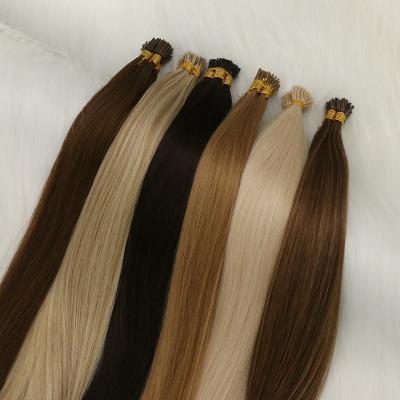 China All Fangcun 100% Virgin I Tip Hair Extensions Keratin Stick I Tip Cuticle Aligned I Tip Hair Extension for sale