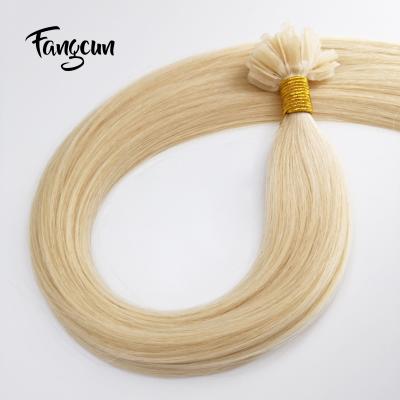 China Wholesale Price 100% Silky Straight Wave Brazilian Silky Straight Virgin Pre Bonded Hair Extensions for sale