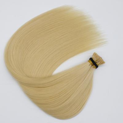 China All Popular 2021 Blonde Balayage Colors Virgin Cuticle Aligned Prebond Raw Human Keratin Factory I Tip Hair Extension for sale