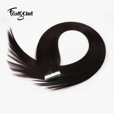 China 2019 Best Real Virgin Silky Straight Double Wave Hair Russian Wefting Pulled Tape Remy Hair Extensions for sale