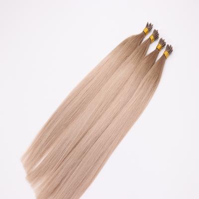 China Silky Straight Wave 100% Ombre Human Hair Italian Keratin Hair Extension Plastic Nano Virgin Plastic Braiding Hair for sale