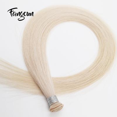 China Silky Straight Virgin Human Malaysian Wave Hand Tied Hair Weft Extension for sale