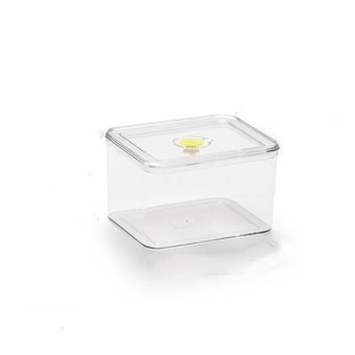 China Freshness Preservation Custom Food Box Custom Storage Container Kitchen Food Box Plastic Clear Crisper Pack With Lid for sale