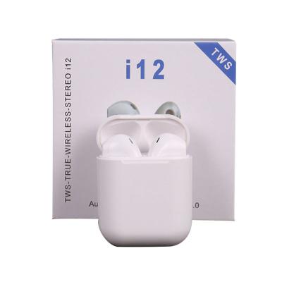 China Factory Directly Sale I12 Stereo Radio Tws Headphones 2022 Waterproof Headphones Mini Headphones Audifonos for sale