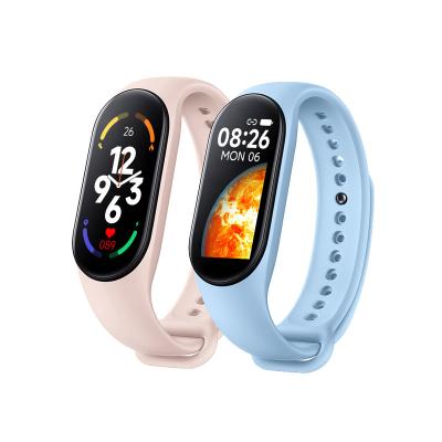 China New M7 Waterproof Smart Watch MI Band M4 Touch Screen 2022 Smart Wrist Sport Fitness Tracker Wristband M7 Sleep Monitor for sale