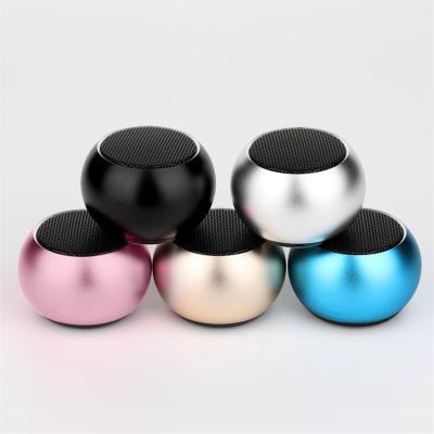 China 2022 Factory Wholesale Portable Color Metal Wireless Speakers M3 Mini Wireless Charge Speaker High Quality for sale