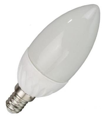 China Ra modificado para requisitos particulares de IP45 110v 80 bulbos del globo del LED, E14/luz de la vela de E12 270LM 3W LED en venta